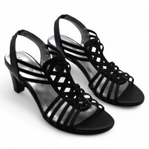 Karen Scott Danely Strappy Dress Sandals - Black